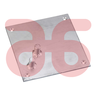 Plooiplaat 8mm 170x170x4