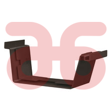 Verbindingsstuk voor bakgoot 180mm bruin