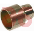 Verloopsok 22x15mm messing