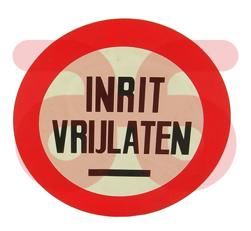 Bord inrit vrijlaten