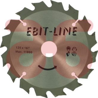 Cirkelzaagblad 128mm