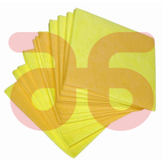 Werkdoekjes geel a 10 stuks