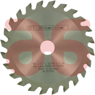 Hm zaagblad 134x20-16tnds