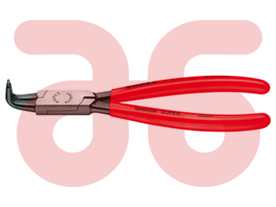 Seegerringtang binnen gebogen j21-170mm