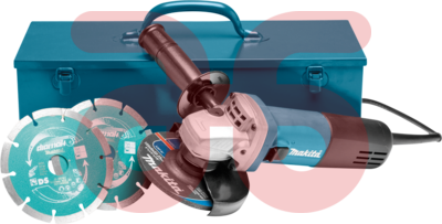 Makita 9558HNRGK2 +koffer+2 diamant schijven!