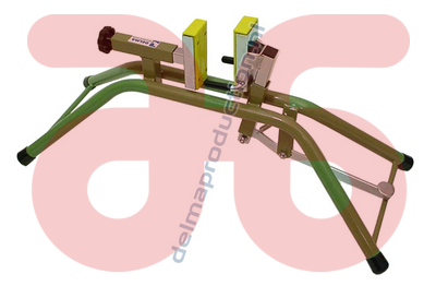 Deurenklem geel/groen