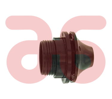 Fitting E27 met kraag en ring zwart