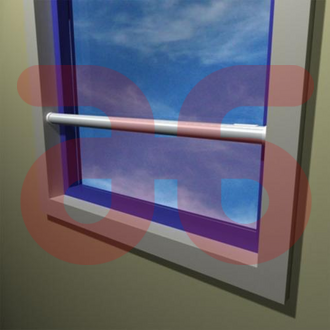 SecuBar doorvalbeveiliging wit idd 1500mm