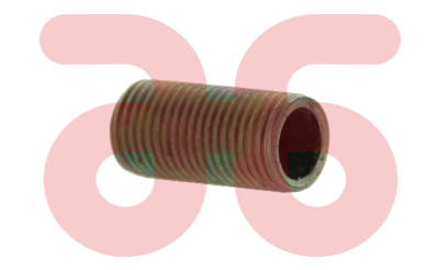 Buisnippel  messing m10x1 2cm