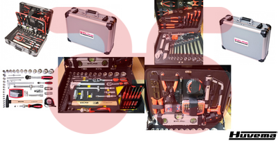 Alma gereedschapskoffer 127-delig toolbox