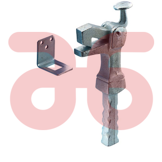 Deurvastzetter ijzer vloerdook