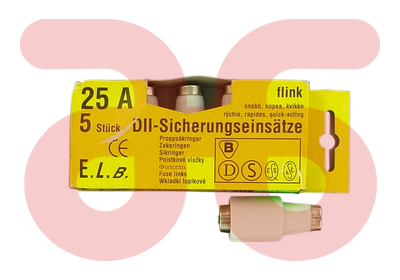 Zekeringen a5st 25ampere snel  geel