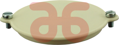 Lasdoosdeksel pvc wit