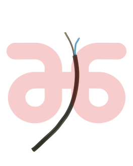 A100m huishoudkabel 2x0.75 zw.