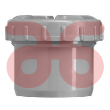 eindstop 40mm met schroefdeksel