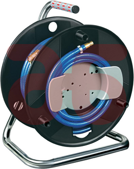 Luchtslanghaspel met 20/25 mtr