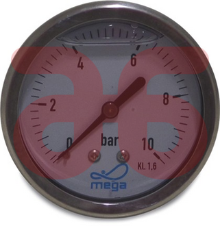 Manometer 0-16atm 1/4