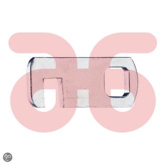 Sluitpl.gebogen  5mm m.haak