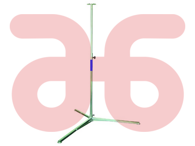 Driepootstatief voor bouwlamp