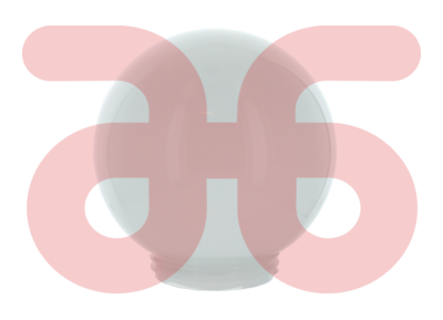 Schroefkogel glas v.100watt rand