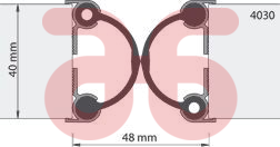 Deurnaald alum.4030/2250mm