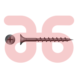 Spoel met 150st. gipspl.schroef ZWRT