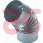 Elleboog verz. 45graden 150mm