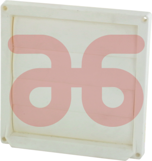 Lamellenrooster pvc wit 16,5x16,5