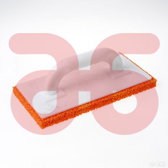 Schuurbord oranje 10mm 14x23cm