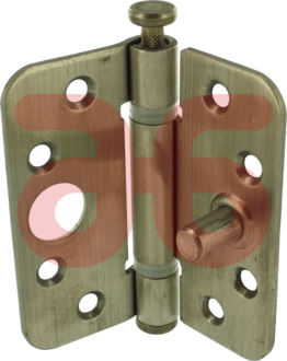 Veiligh.venelite scharn.rondeh. 90mm RVS