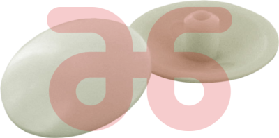 Afdekdop voor kozijnschroef beige