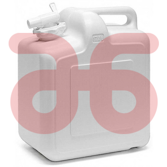 Jerrycan met kraan 17.5 liter wit