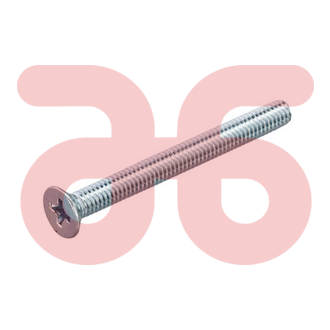 Metaalschroef galv pk m5x50