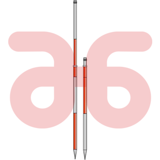 Telescopische jalonstok