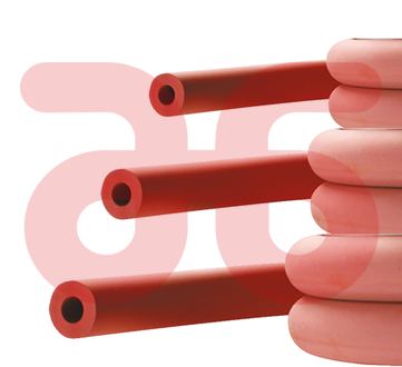 omroeper kool rekenkundig Rubber slang rood 25mm | Bo-Mij