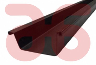 Bakgoot a 4 meter 180mm bruin