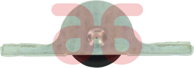 Kunststof rolslotrail zwart