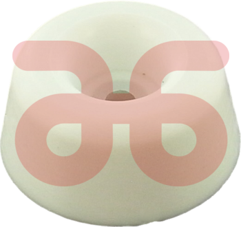 Closetdop wit     20x10mm