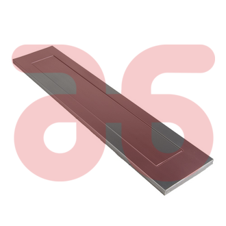 Briefplaat ptt model met naar