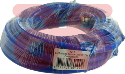 Luchtslang 10mtr. rood/blauw