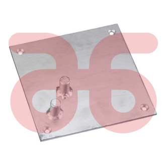 Plooiplaat 16mm 220x220x6