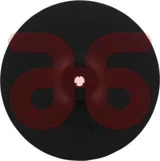 Rubber steunschijf 125mm met