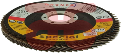 Lamellen schuurschijf 115x22mm k80