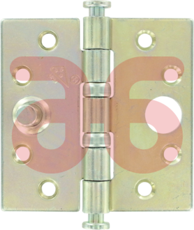 Veiligh. kogelscharnier vierkant 90X90mm