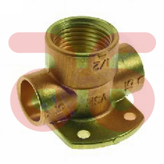 Dubbele muurplaat mess,laag