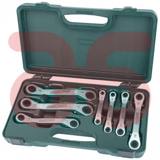Ratelringsleutelset 7-delig  in koffer