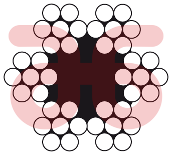 Staaldraad  2mm belast.  48kg
