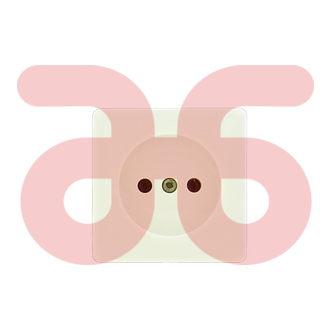 Wandcontactdoos wit opbouw 1v