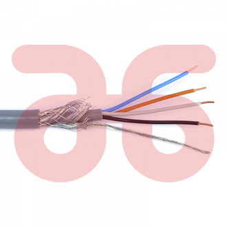 A100m ymvkas kabel 4x2.5 grijs