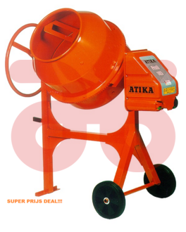 Betonmolen 140l met voetrem